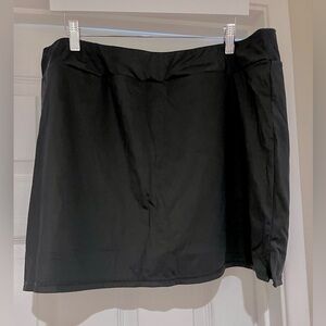 Athletic Black Skort